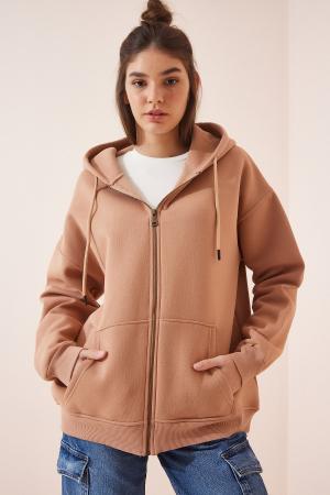 Women's Biscuit Hooded Oversize Sweatshirt