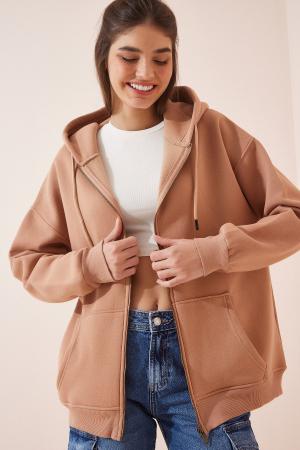 Women's Biscuit Hooded Oversize Sweatshirt