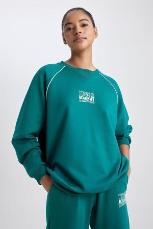 Fit Oversize Sports Sweatshirt