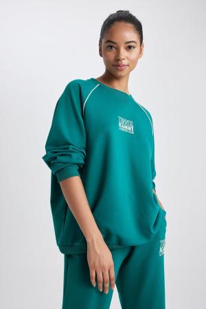 Fit Oversize Sports Sweatshirt