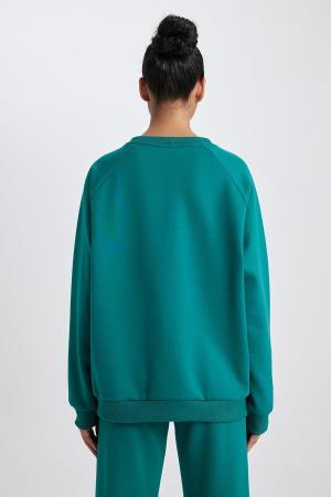 Fit Oversize Sports Sweatshirt