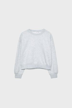 Crew neck basic sweatshirt